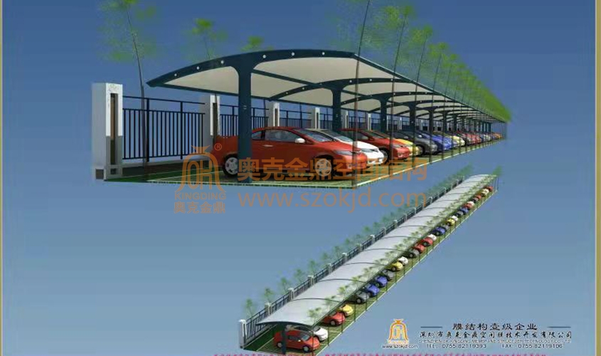 新疆生產建設兵團第二師三十七團景觀車棚建設項目